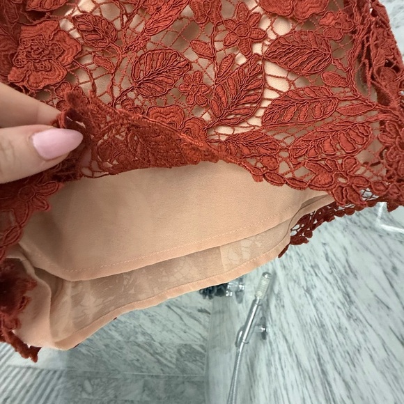 SET NEW Cult Gaia Lace Set TOP AND SHORTS - Picture 15 of 16